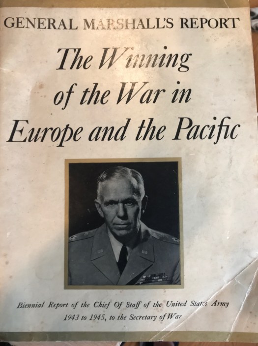 Marshall Report Cover